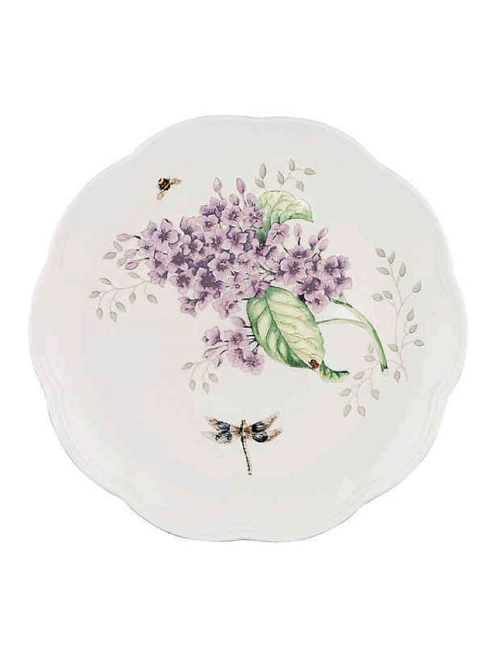 new Lenox Butterfly Meadow 9" Lilac PURPLE Accent Plate